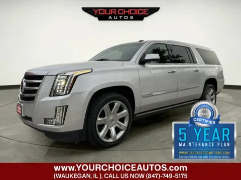 Silver 2015 Cadillac Escalade ESV Premium for sale in Waukegan, IL