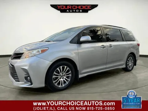 Silver 2020 Toyota Sienna XLE 8 Passenger 4dr Mini Van for sale in Waukegan, IL