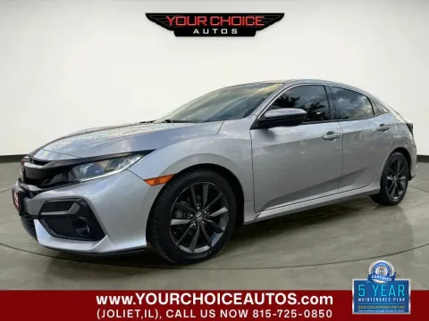 Silver 2020 Honda Civic Hatchback EX for sale in Waukegan, IL