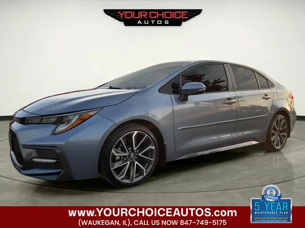 Gray 2020 Toyota Corolla SE for sale in Waukegan, IL