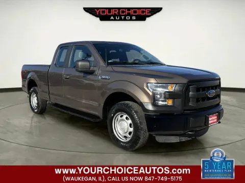 Beige 2017 Ford F-150 XL 4x4 4dr SuperCab 6.5 ft. SB for sale in Waukegan, IL