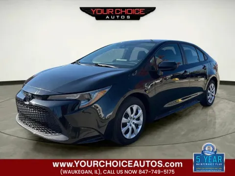 Black 2022 Toyota Corolla LE for sale in Waukegan, IL