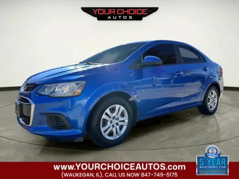 Blue 2017 Chevrolet Sonic LS for sale in Waukegan, IL