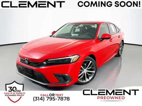 Red 2022 Honda Civic Touring for sale in St. Charles, MO