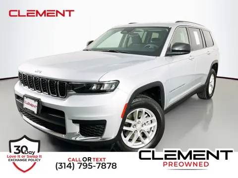 Silver 2023 Jeep Grand Cherokee L Laredo for sale in St. Charles, MO