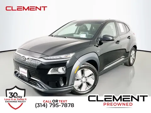 Black 2020 Hyundai Kona Electric Ultimate for sale in St. Charles, MO