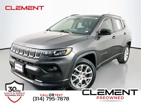 Gray 2022 Jeep Compass Latitude Lux for sale in St. Charles, MO