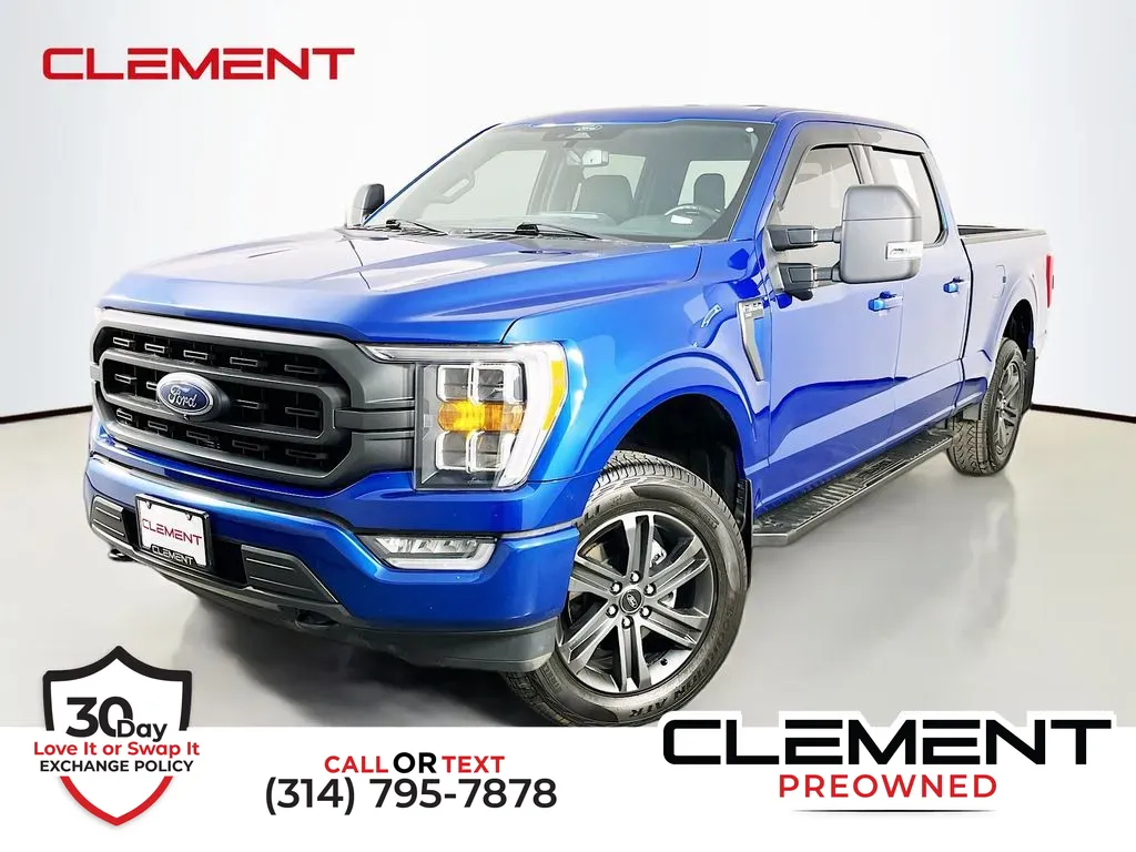 Blue 2022 Ford F-150 XLT for sale in St. Charles, MO