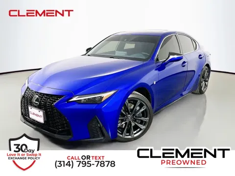Blue 2024 Lexus IS 350 F SPORT for sale in St. Charles, MO