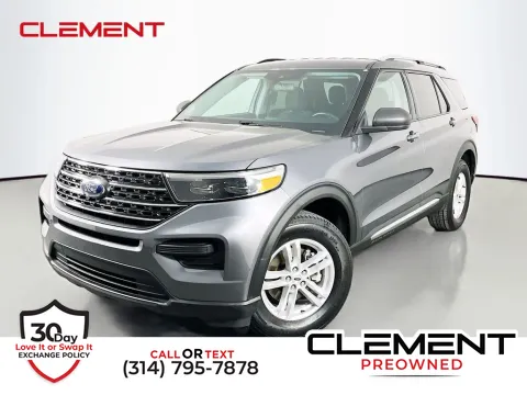 Gray 2022 Ford Explorer XLT for sale in St. Charles, MO