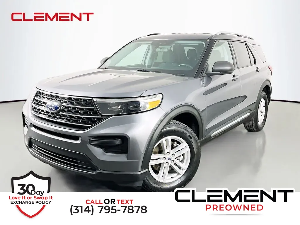 Gray 2022 Ford Explorer XLT for sale in St. Charles, MO