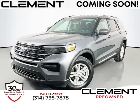 Gray 2022 Ford Explorer XLT for sale in St. Charles, MO