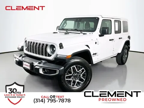 White 2025 Jeep Wrangler Sahara for sale in St. Charles, MO