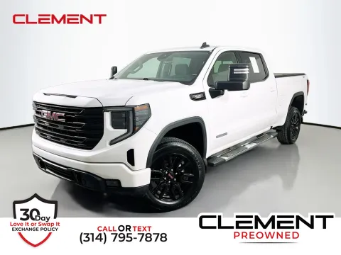 White 2022 GMC Sierra 1500 Elevation for sale in St. Charles, MO