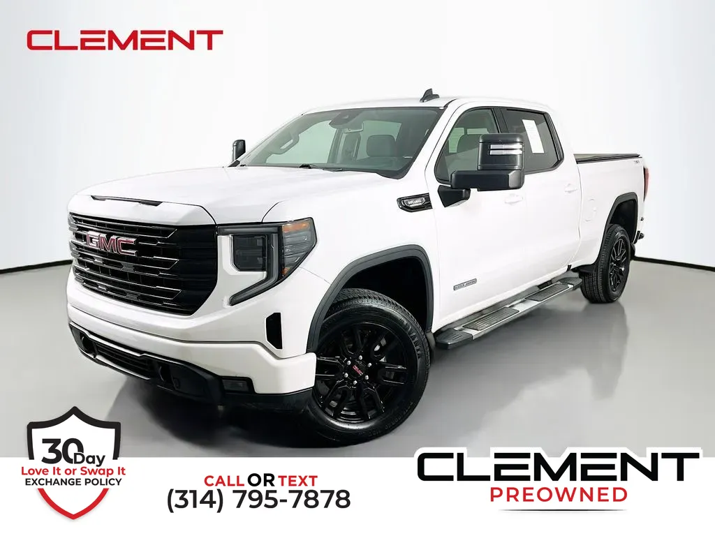 White 2022 GMC Sierra 1500 Elevation for sale in St. Charles, MO