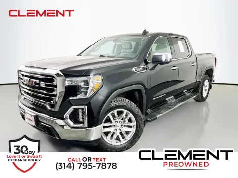 Black 2019 GMC Sierra 1500 SLT for sale in St. Charles, MO