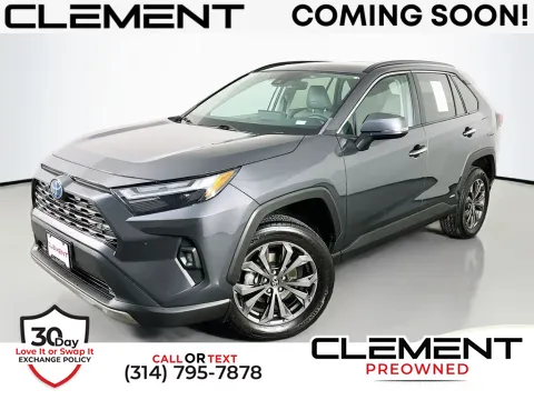Gray 2022 Toyota RAV4 Hybrid Limited for sale in St. Charles, MO
