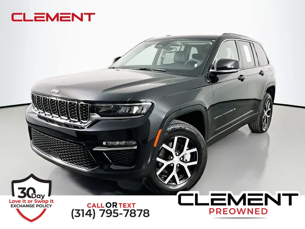 Black 2023 Jeep Grand Cherokee Limited for sale in St. Charles, MO