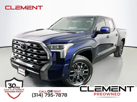 Blue 2023 Toyota Tundra Hybrid Platinum for sale in St. Charles, MO