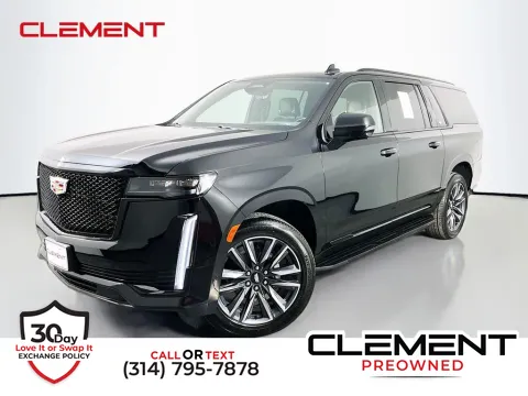 Black 2023 Cadillac Escalade ESV Sport for sale in St. Charles, MO