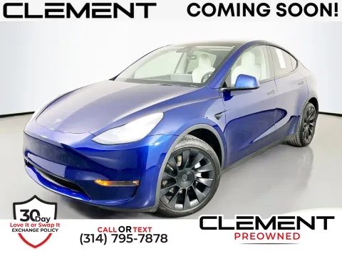 Blue 2021 Tesla Model Y Long Range for sale in St. Charles, MO