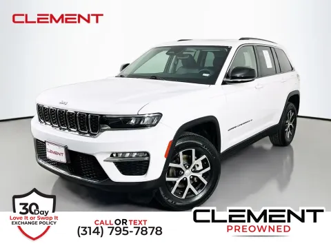 White 2023 Jeep Grand Cherokee Limited for sale in St. Charles, MO