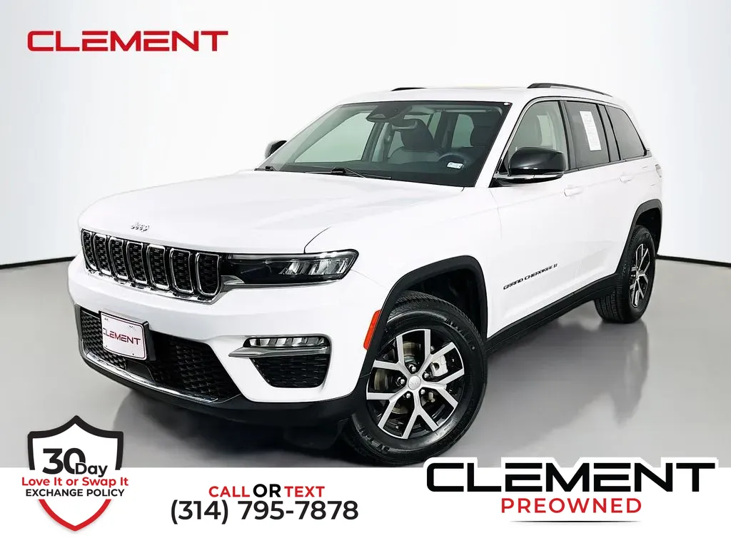 White 2023 Jeep Grand Cherokee Limited for sale in St. Charles, MO