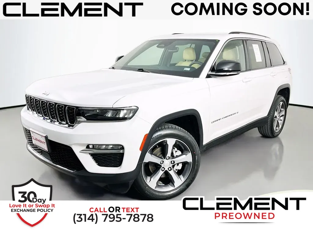 White 2023 Jeep Grand Cherokee Limited for sale in St. Charles, MO