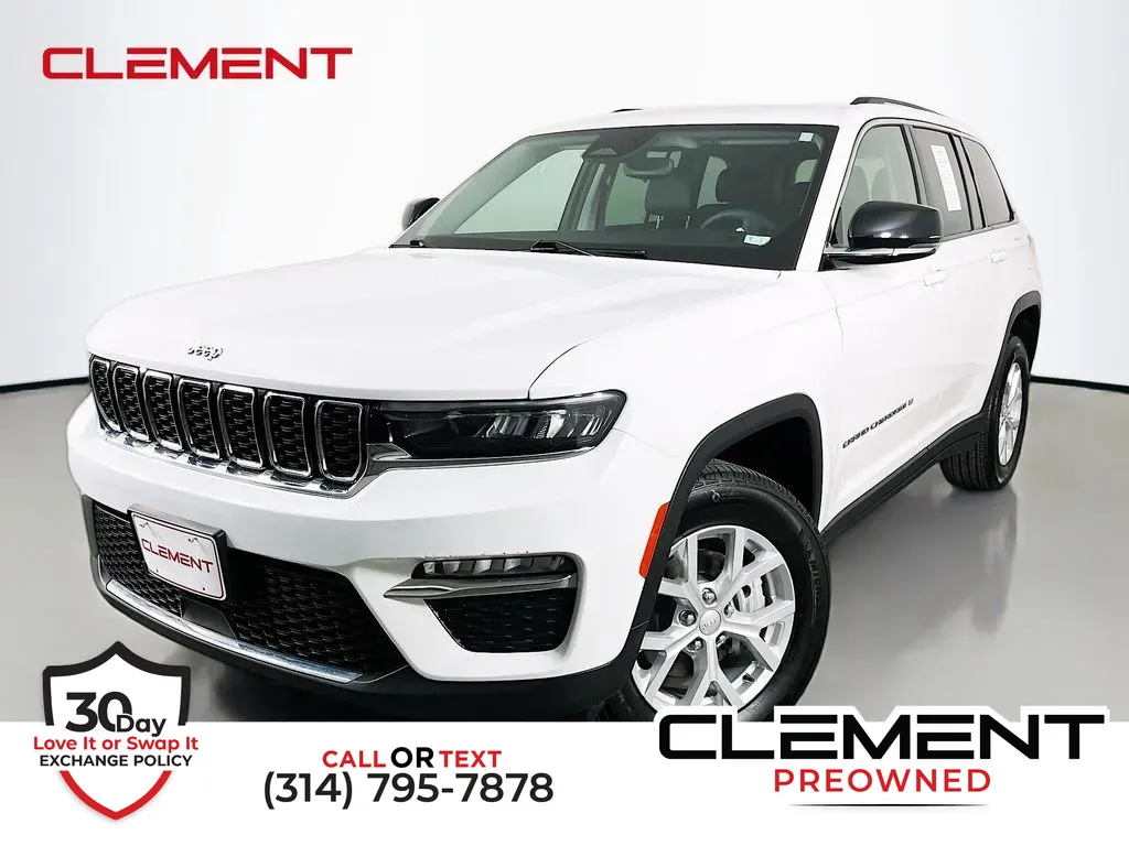 White 2023 Jeep Grand Cherokee Limited for sale in St. Charles, MO