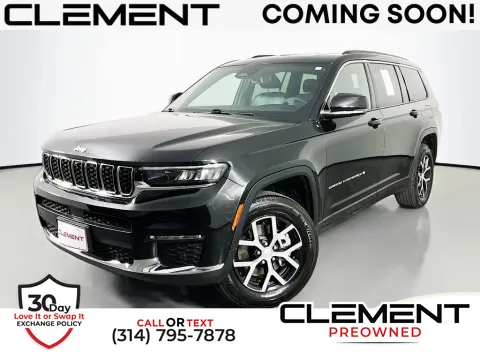 Black 2024 Jeep Grand Cherokee L Limited for sale in St. Charles, MO
