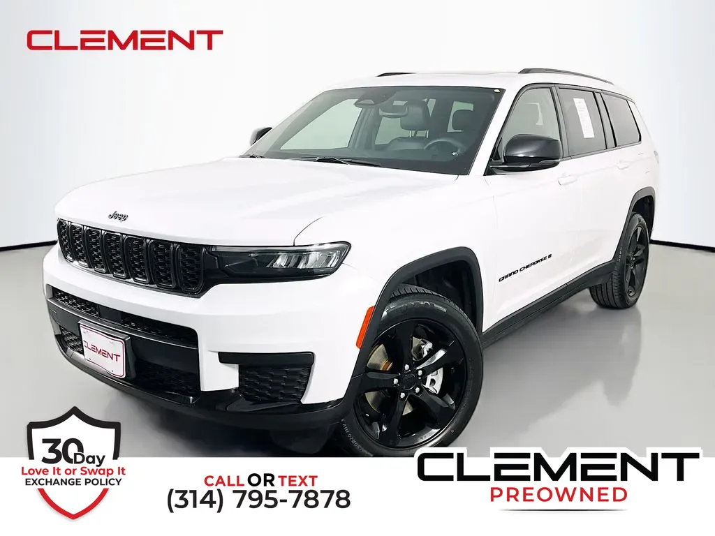 White 2023 Jeep Grand Cherokee L Altitude for sale in St. Charles, MO