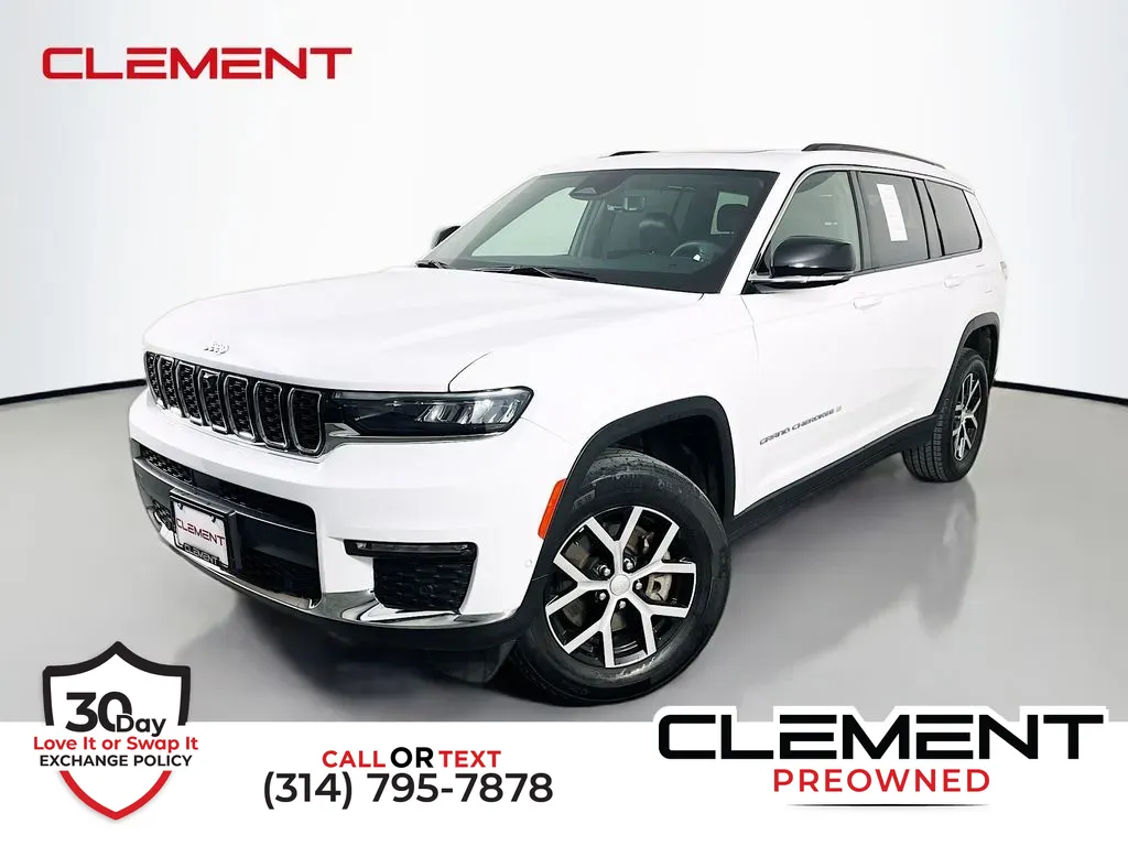 White 2024 Jeep Grand Cherokee L Limited for sale in St. Charles, MO