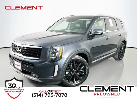 Gray 2022 Kia Telluride SX for sale in St. Charles, MO