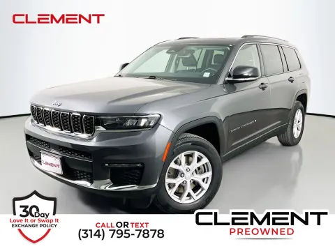 Gray 2021 Jeep Grand Cherokee L Limited for sale in St. Charles, MO