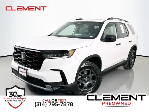 White 2025 Honda Pilot TrailSport for sale in St. Charles, MO