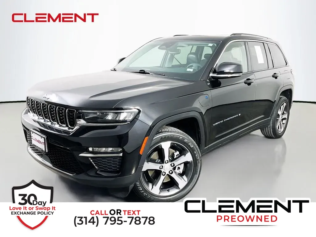 Black 2022 Jeep Grand Cherokee 4xe for sale in St. Charles, MO