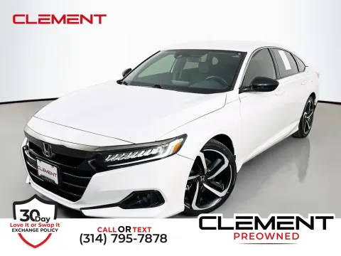 White 2022 Honda Accord Sport for sale in St. Charles, MO