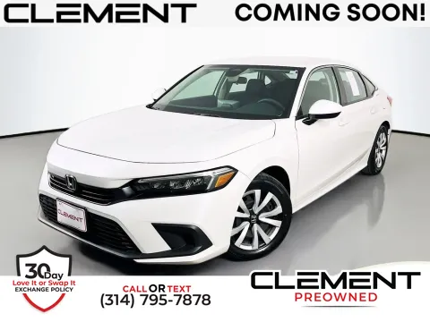 White 2024 Honda Civic LX for sale in St. Charles, MO