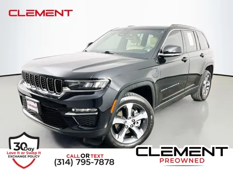 Black 2022 Jeep Grand Cherokee 4xe for sale in St. Charles, MO