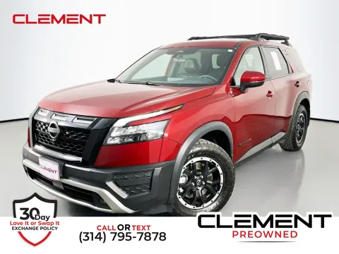 Red 2025 Nissan Pathfinder Rock Creek for sale in St. Charles, MO
