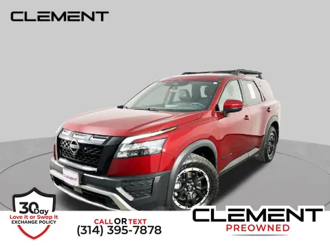 Red 2025 Nissan Pathfinder Rock Creek for sale in St. Charles, MO