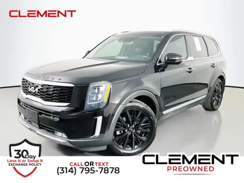 Black 2022 Kia Telluride SX for sale in St. Charles, MO