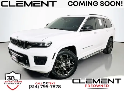 White 2023 Jeep Grand Cherokee L Overland for sale in St. Charles, MO