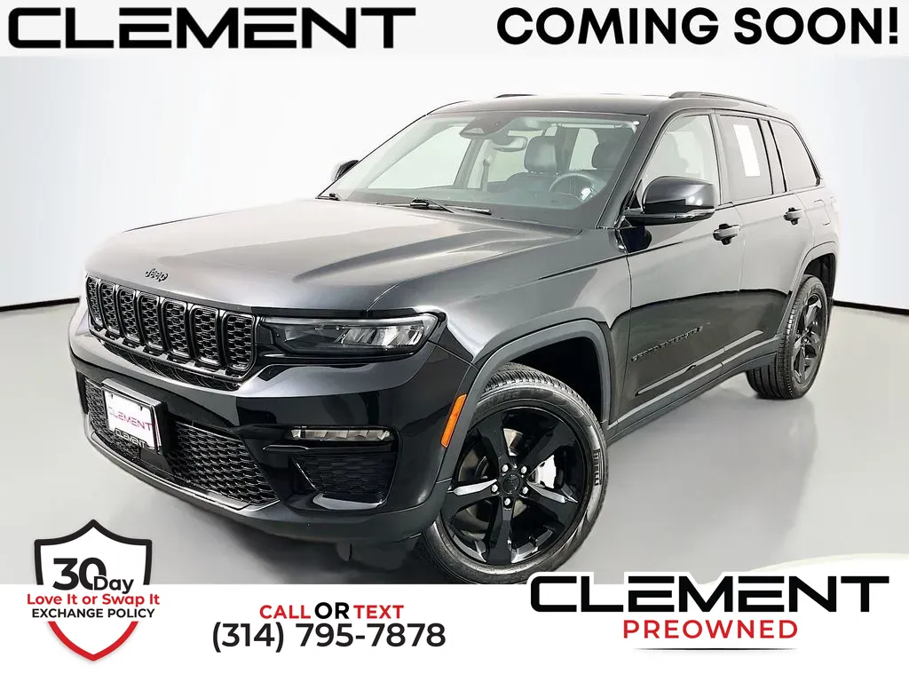 Black 2023 Jeep Grand Cherokee Limited for sale in St. Charles, MO