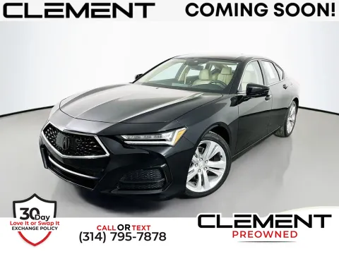 Blue 2021 Acura TLX Technology Package for sale in St. Charles, MO