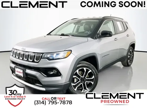 Silver 2022 Jeep Compass Limited for sale in St. Charles, MO