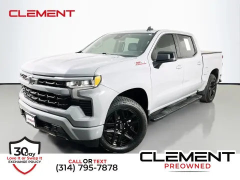 Gray 2024 Chevrolet Silverado 1500 RST for sale in St. Charles, MO