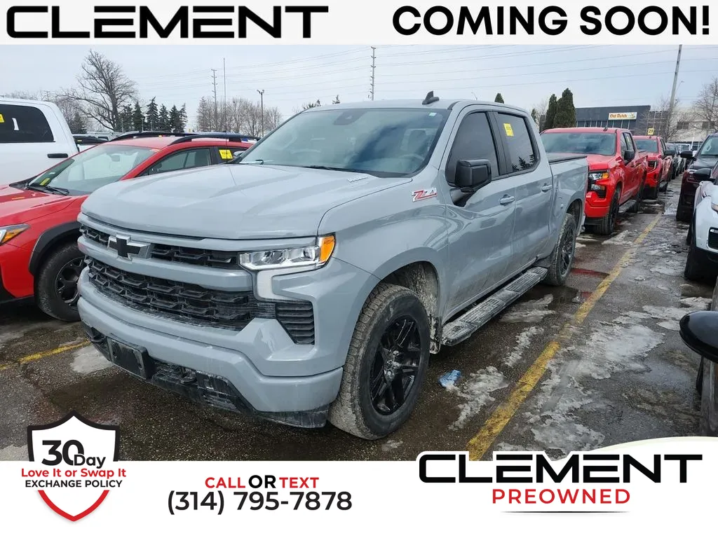 Gray 2024 Chevrolet Silverado 1500 RST for sale in St. Charles, MO