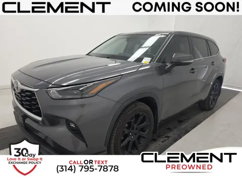 Blue 2023 Toyota Highlander LE for sale in St. Charles, MO