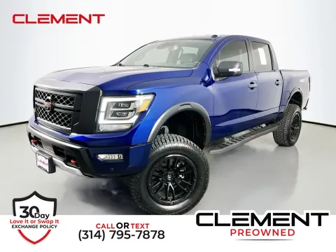 Blue 2021 Nissan Titan PRO-4X for sale in St. Charles, MO